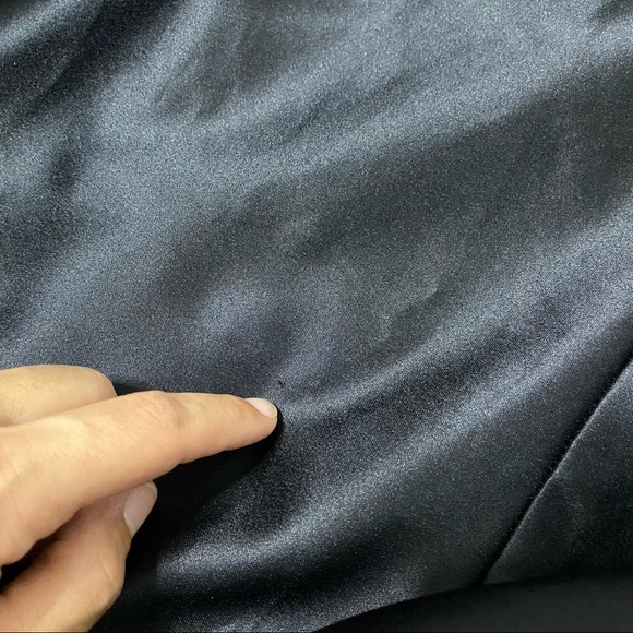 Tadashi Shoji Black Ruched A Line Gown - Picture 15 of 15